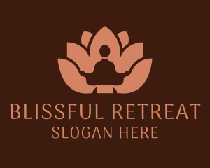 Lotus Spa Yoga Wellness  logo design