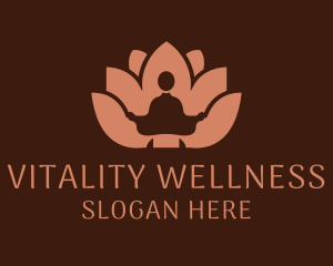 Lotus Spa Yoga Wellness  logo design