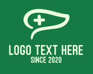 Green Cross - Pet Clinic Leaf logo design