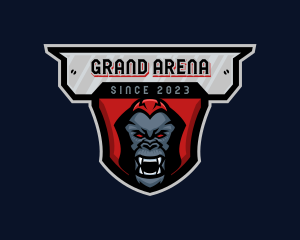  Angry Gorilla Ape Logo