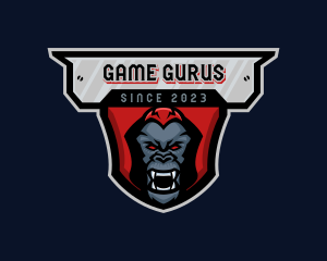  Angry Gorilla Ape logo design