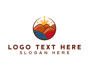 Tourist - Philippines Hills Tourist Spot logo design