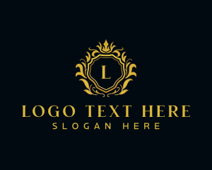 Luxury - Royal Crown Shield logo design