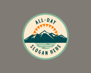 Park - Mountain Lake Campsite logo design