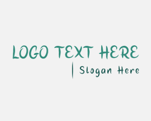 Playful Brush Handwriting Logo