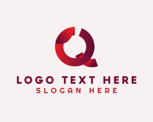 Letter Q - Creative Gradient Letter Q logo design