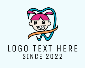 Tooth - Pediatrician Dental Clinic logo design