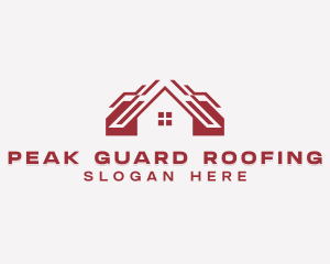 Roofing - Roof Real Estate Roofing logo design