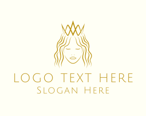 Makeup - Luxury Beauty Queen Fashion logo design