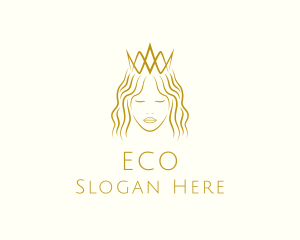 Luxury Beauty Queen Fashion Logo