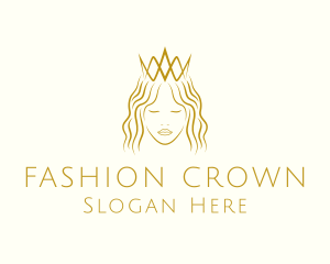 Luxury Beauty Queen Fashion logo design