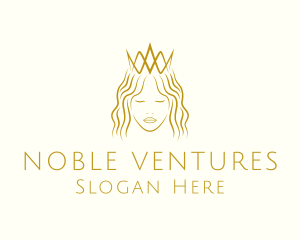 Luxury Beauty Queen Fashion logo design