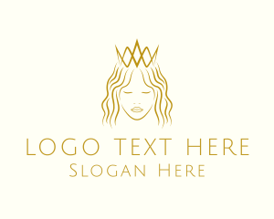 Hair - Luxury Beauty Queen Fashion logo design