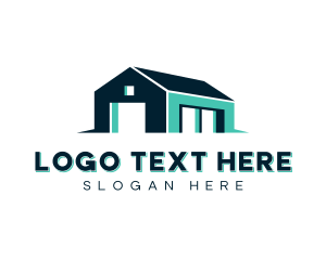Supply Chain - Shipping Warehouse Inventory logo design