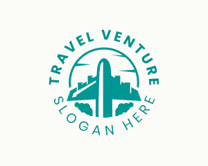 Airplane Travel Tour Logo