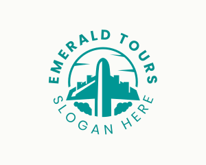 Airplane Travel Tour logo design