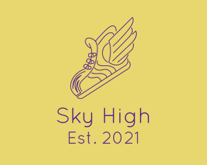 Fly Wing Sneaker logo design