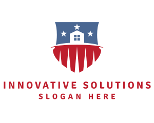 Election - USA Real Estate logo design