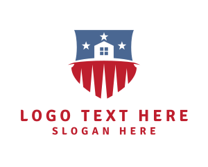 Politics - USA Real Estate logo design