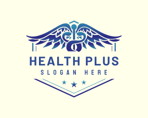 Caduceus Health Physician logo design