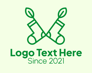 Environment - Eco Friendly Socks logo design
