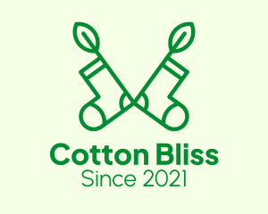 Cotton - Eco Friendly Socks logo design