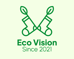 Eco Friendly Socks  logo design