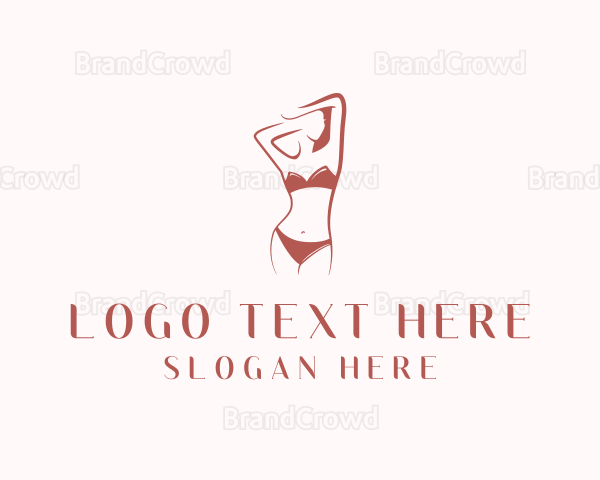 Sexy Woman Lingerie Logo