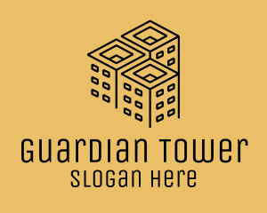 Condominium Tower Property logo design