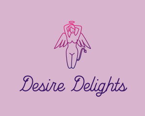 Adult Sexy Lady  logo design