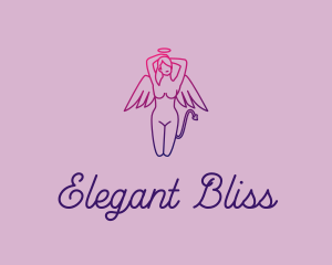 Model - Adult Sexy Lady logo design