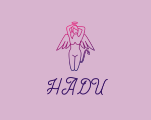 Modeling - Adult Sexy Lady logo design