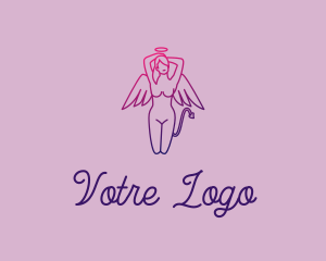 Esthecian - Adult Sexy Lady logo design