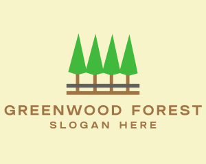 Pine Tree Forest logo design