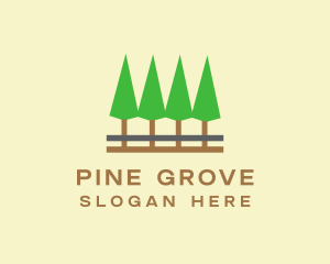 Pine Tree Forest logo design