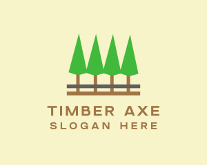 Pine Tree Forest logo design