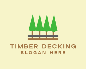 Pine Tree Forest logo design