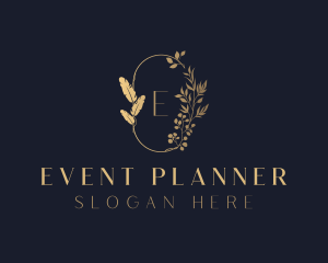 Stylish Wedding Planner Floral  logo design