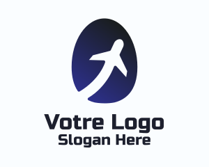 Egg Jet Plane Logo