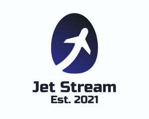 Jet - Egg Jet Plane logo design