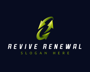 Recycle Arrow Business logo design