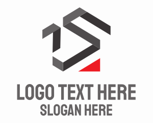 Text - Abstract Letter S logo design