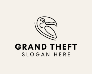 Zoo - Modern Minimalist Toucan logo design