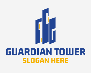 Building City Towers logo design