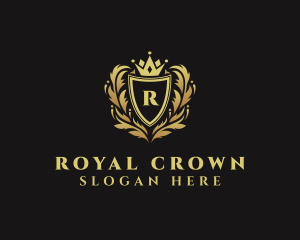 Royal Crown Crest logo design