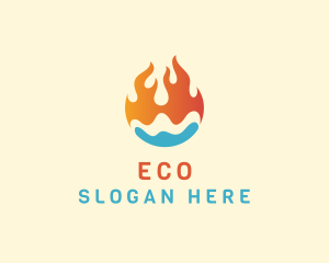 Fire Water Hvac Logo