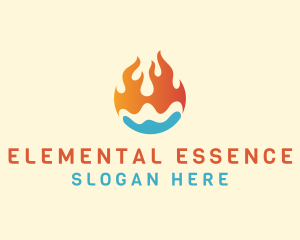 Element - Fire Water Hvac logo design