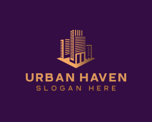 Urban Real Estate Building logo design