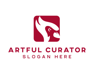 Cardinal Bird Aviary logo design