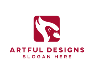 Cardinal Bird Aviary logo design